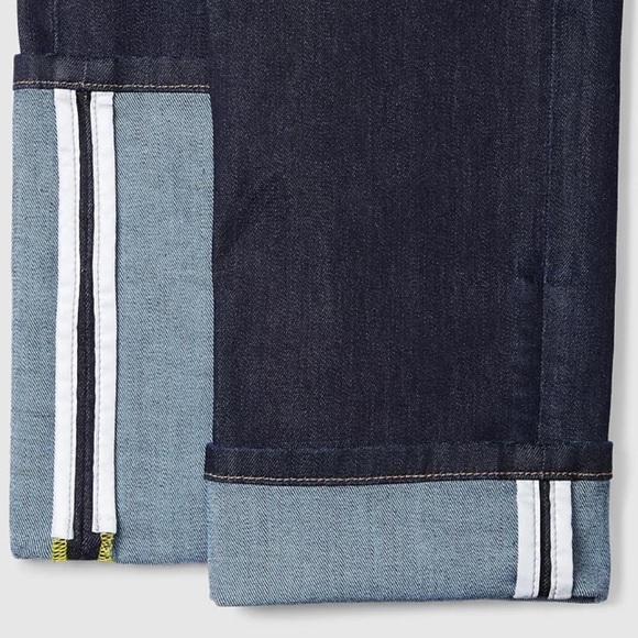 Eddie Bauer Men's Voyager Flex 2.0 Slim Fit Jeans, Medium Indogo, 35/30 - Picture 3 of 4